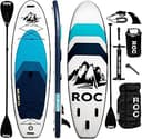 Roc Inflatable Stand Up Paddle Board 10' 6" with Premium SUP Paddle Board Accessories, Wide Stable Design, Non-Slip Comfort Deck for Youth & Adults