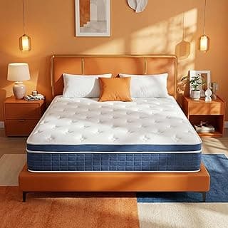 inight 14 Inch Queen Hybrid Mattress, Memory Foam & Pocket Coil Mattress in a Box, Medium Firm, Breathable Fabric, Motion Isolation, Pressure Relie...