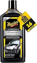 Meguiar's Ultimate Polish – High-Gloss Polish for a Show Car Shine – Permanently Removes Light Swirls to Produce a Deep, Wet Reflection with a High...