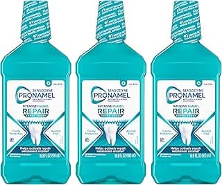 Sensodyne Pronamel Intensive Enamel Repair Alcohol-Free Mouthwash to Help Actively Repair Enamel and Protect Against Cavities, Extra Fresh, 16.9 fl...