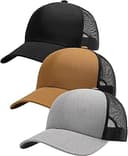 Mens Trucker Hat Structured Mesh Baseball Cap Adjustable Classic Mens Hat