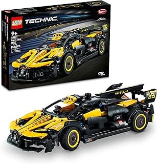 Technic Bugatti Bolide Racing Car Building Set - Model and Race Engineering Toy for Back to School, Collectible Sports Car Construction Kit for Boy...